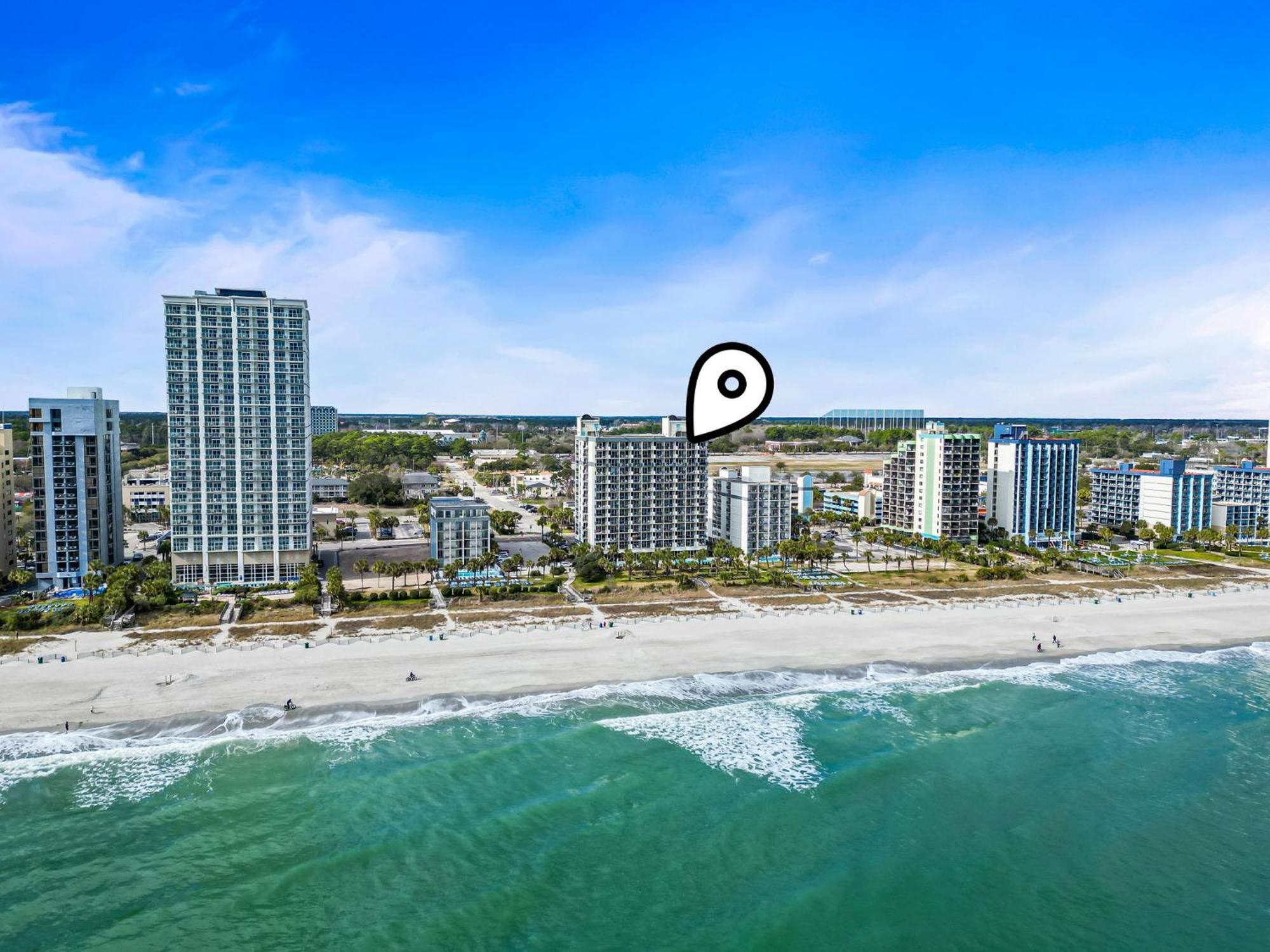 Recently Remodeled Double Queen Condo- Oceanfront Views! Boardwalk 135 미를 비치 외부 사진